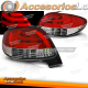 PEUGEOT 206 10.98- BARRA LED ROJA BLANCA