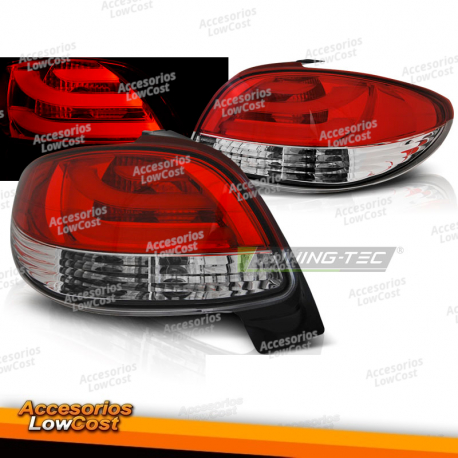 PEUGEOT 206 10.98- BARRA LED ROJA BLANCA