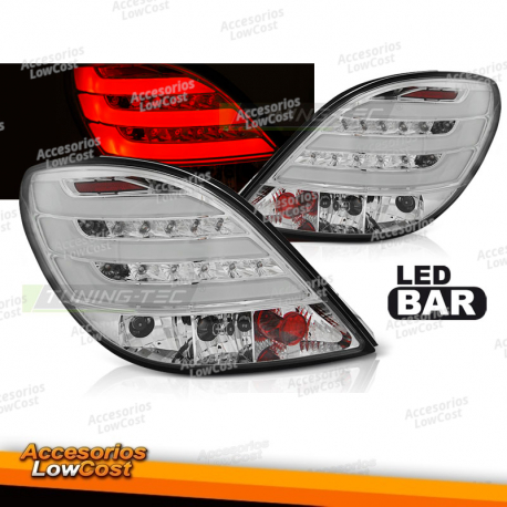 PEUGEOT 207 3D/5D 05/06-06/09 BARRA LED CROMADA