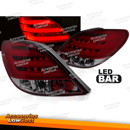 PEUGEOT 207 3D/5D 05/06-06/09 BARRA LED AHUMADO ROJA