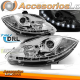 FAROS TRUE DRL CROMADOS para SEAT LEON ALTEA 09-12