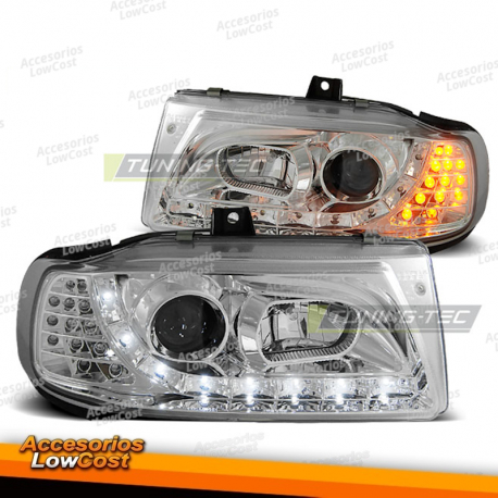 FAROS DAYLIGHT CROMADOS aptos para SEAT IBIZA/CORDOBA/POLO VARIANT, SEDAN 10.93-08.99