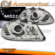 FAROS DAYLIGHT CROMADOS para SEAT IBIZA 6L 04/02-08