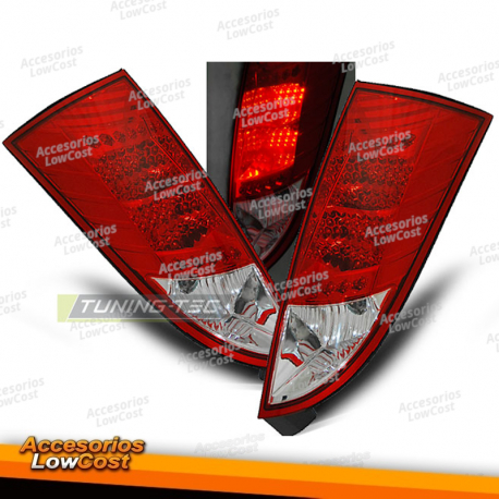 FORD FOCUS MK1 10.98-10.04 HATCHBACK ROJO BLANCO LED