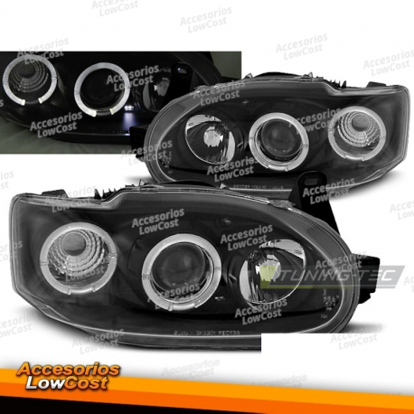 FORD ESCORT MK7 02.95-00 OLHOS DE ANJO PRETO