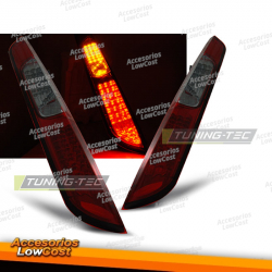 FORD FOCUS MK2 09/04-08 HB FUMO VERMELHO LED