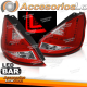 FORD FIESTA MK7 08-12 HB BARRA LED BRANCO VERMELHO