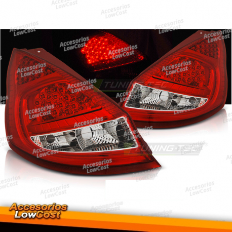 FORD FIESTA MK7 08-12 HB LED ROJO BLANCO