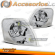 FAROS DELANTEROS CROMADOS compatible con VW PASSAT B5 11.96-08.00