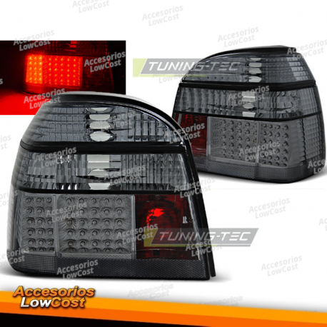 LUZES TRASEIRAS LED FUMADAS compatível com VW GOLF 3 09.91-08.97