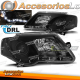 FAROS TRUE DRL NEGRO compatible con VW PASSAT B6 3C 03/05-10