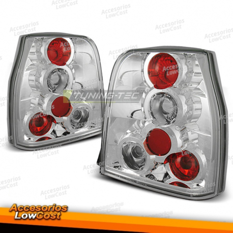 LUCES TRASERAS CROMADAS para VW LUPO 09.98-05