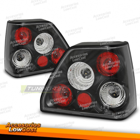 LUCES TRASERAS NEGRAS para VW GOLF 2 08.83-08.91