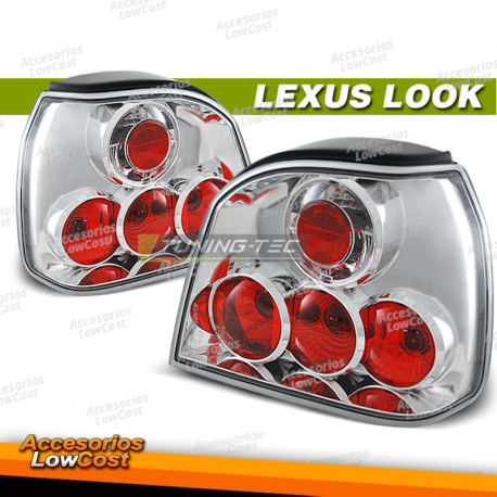 LUCES TRASERAS CROMADAS para VW GOLF 3 09.91-08.97