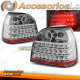 LUCES TRASERAS LED CROMADAS para VW GOLF 3 09.91-08.97