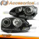 FAROS DEPORTIVOS NEGRO para VW GOLF 5 10/03-09