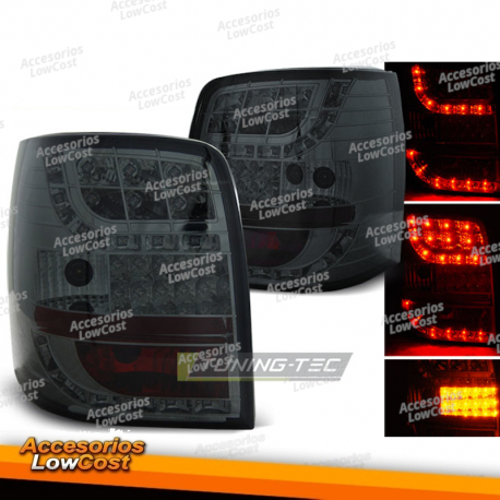 LUZES TRASEIRAS LED INDICADOR LED FUMADO compatível com VW PASSAT B5 96-00 VARIANT