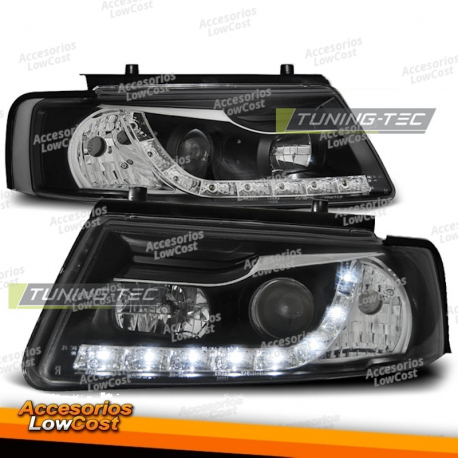 FAROS LUZ DÍA NEGRO compatible con VW PASSAT B5 11.96-08.00