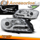 FAROS DELANTEROS TUBO LUZ CROMADO apto para VW PASSAT B7 10/10-10/14