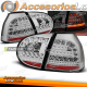 LUCES TRASERAS LED CROMADA para VW GOLF 5 10/03-09