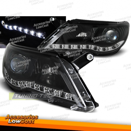 FAROS DAYLIGHT NEGROS aptos para VW TIGUAN 10/07-11