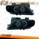 FAROS OJOS DE ANGEL CITROEN XSARA, 97-99 CRISTAL CLARO/NEGRO