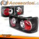 LUZES TRASEIRAS PRETAS para VW VENTO 01/92-08/98