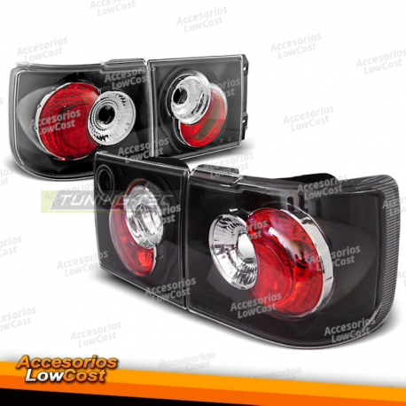 LUCES TRASERAS NEGRAS para VW VENTO 01/92-08/98