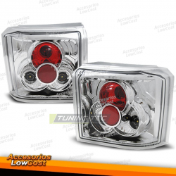 LUCES TRASERAS CROMADA compatible con VW T4 90-03.03