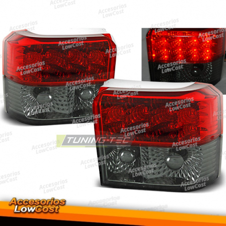 LUCES TRASERAS LED ROJAS HUMO para VW T4 90-03.03