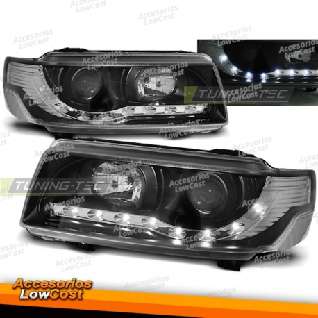 FAROS DAYLIGHT NEGROS aptos para VW PASSAT B4 11/93-05/97