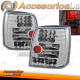 LUCES TRASERAS LED CROMADAS para VW PASSAT B5 11.96-08.00 VARIANTE