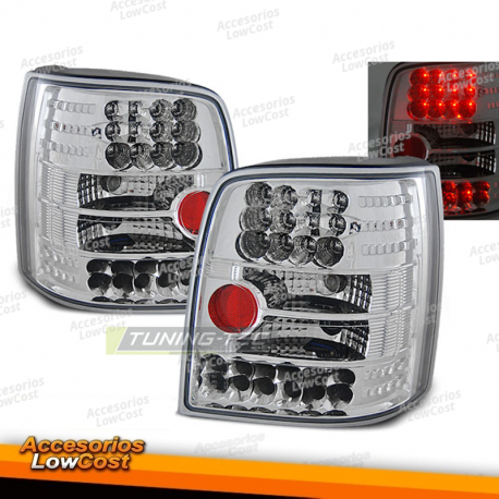 CHROME LED REAR LIGHTS for VW PASSAT B5 11.96-08.00 VARIANT