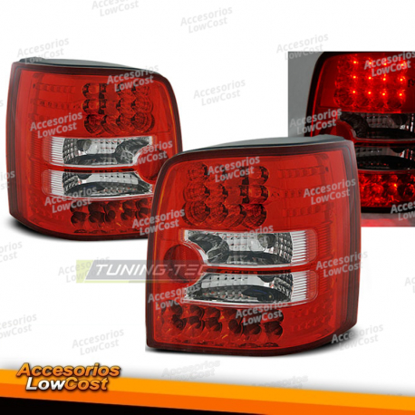 LUZES TRASEIRAS LED VERMELHAS BRANCAS compatíveis com VW PASSAT B5 11.96-08.00 VARIANT