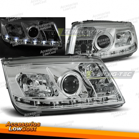 FAROS LUZ DÍA CROMADOS aptos para VW BORA 09.98-05.05