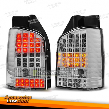 LUCES TRASERAS LED CROMADA para VW T5 04/03-09