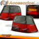 LUZES TRASEIRAS LED VERMELHAS DE FUMO para VW GOLF 4 09.97-09.03