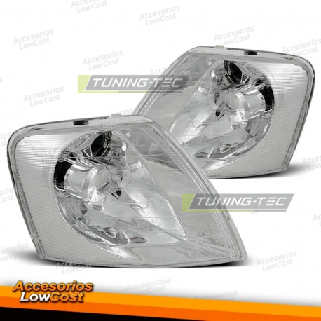 LUCES DELANTERAS CROMADAS compatibles con VW PASSAT B5 11.96-08.00