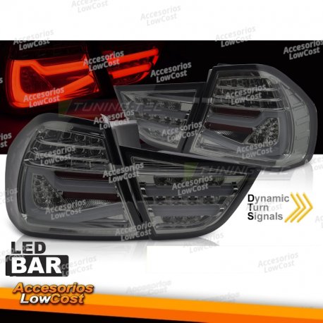 LUCES TRASERAS DE BARRA LED SMOKE SEQ se adapta a BMW E90 09-11