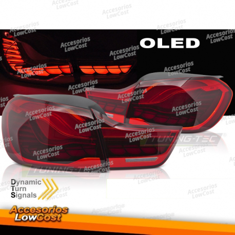 LUCES TRASERAS OLED SEQ ROJAS para BMW F32 F33 F36 F82 F83 13-21