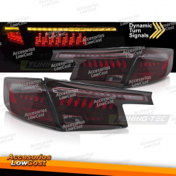 FARÓIS TRASEIROS LED VERMELHO FUMO para HONDA CIVIC XI 21- HATCHBACK