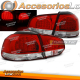 LUZES TRASEIRAS LED VERMELHAS BRANCAS para VW GOLF 6 10/08-12