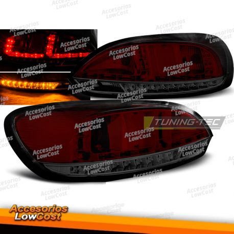 LUZES TRASEIRAS LED VERMELHAS DE FUMO para VW SCIROCCO III 08-04.14