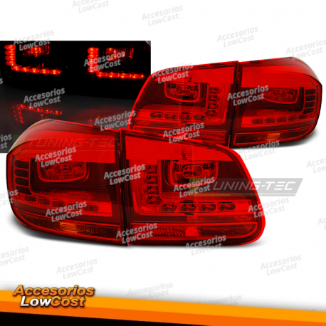 LUCES TRASERAS LED ROJAS para VW TIGUAN 07/11-12/15