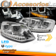 FARÓIS U-LED CHROME LIGHT SEQ compatíveis com VW POLO 6R 09-03.14