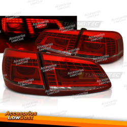 LUCES TRASERAS LED ROJO BLANCO compatible con VW PASSAT B7 VARIANT 10.10-10.14