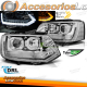 FAROS TUBO DE LUZ T6 LOOK CHROME se adapta a VW T5 2010-2015