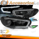 FAROS TUBO SEQ LED NEGRO compatible con VW SCIROCCO 14-17