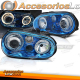 FARÓIS BLUE ANGEL EYES adequados para VW GOLF 4 09/97-09/03