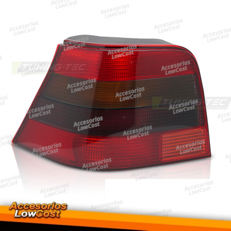 LUZ TRASERA ROJA HUMO LADO IZQUIERDO TYC se adapta a VW GOLF IV 97-03 HATCHBACK